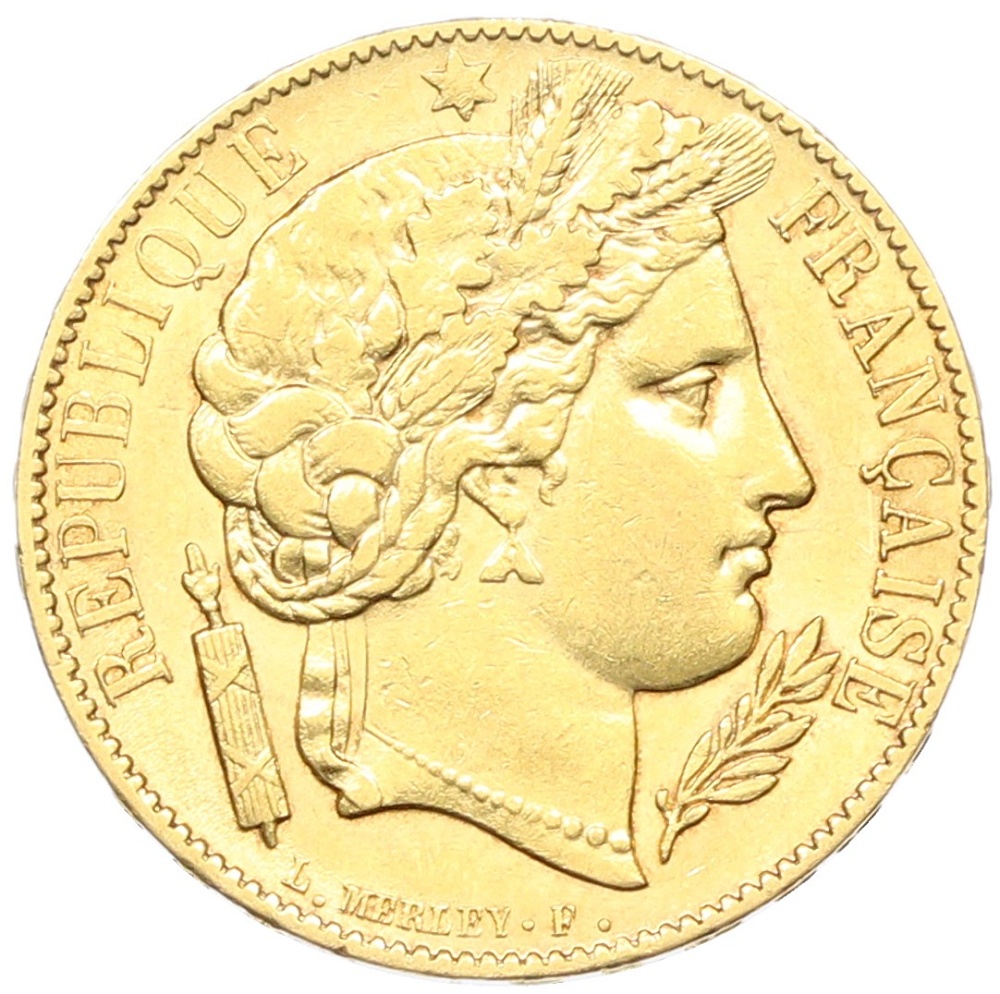 20 франков 1851 года А Франция — Фото №2