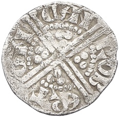 1 пенни 1247 года Ирландия — король Генри III — Фото №2