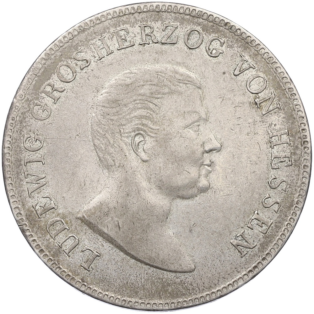 1 кроненталер 1825 года Гессен-Дармштадт — Фото №1