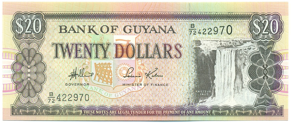 20 долларов 2006 года Гайана — Фото №1