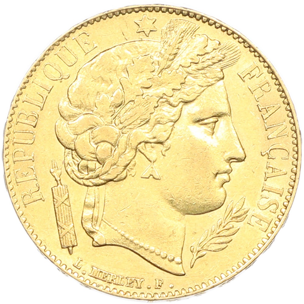 20 франков 1851 года A Франция — Фото №2