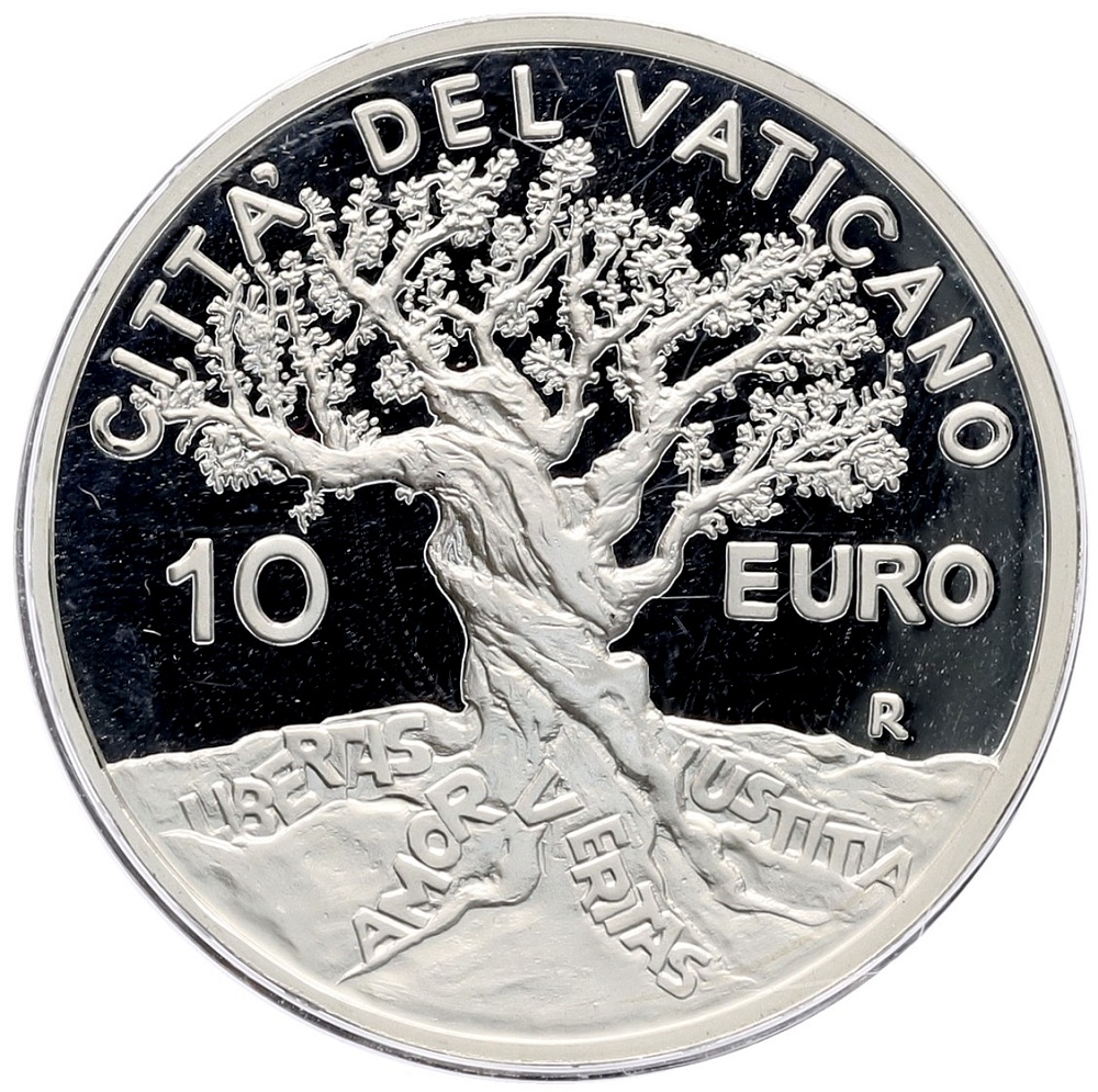 10 евро 2004 года Ватикан «Всемирный день мира» — Фото №2