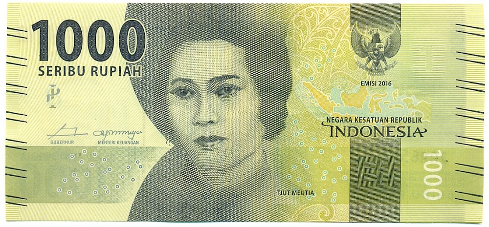 1000 рупий 2016 года Индонезия — Фото №1