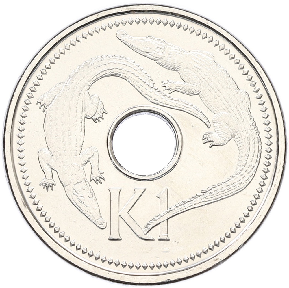 1 кина 2005 года Папуа — Новая Гвинея — Фото №1