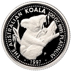 5 долларов 1997 года Австралия «Австралийская коала» — Фото №1