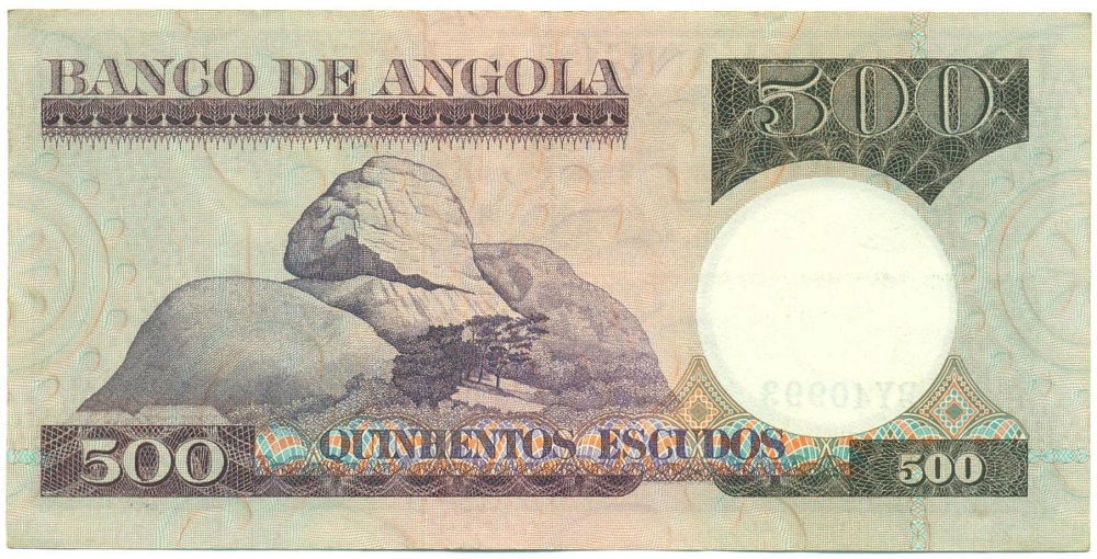 500 эскудо 1973 года Ангола — Фото №2