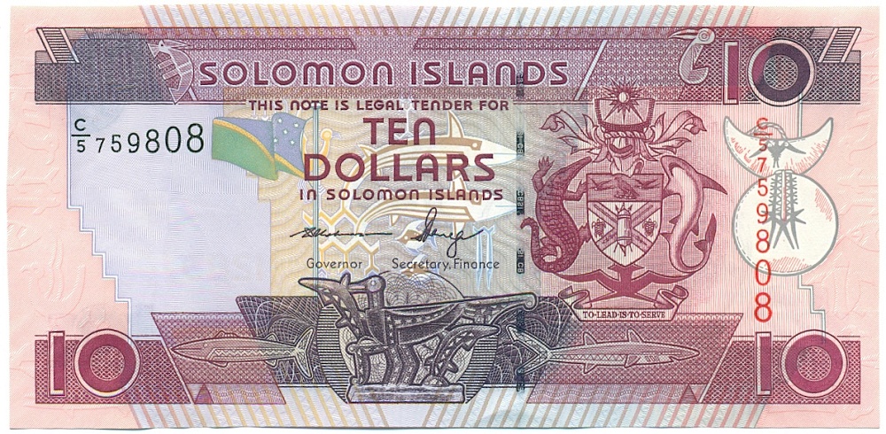 10 долларов 2011 года Соломоновы Острова — Фото №1