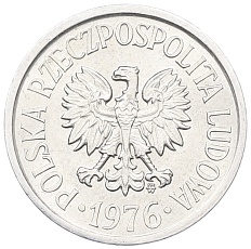 20 грошей 1976 года Польша — Фото №2
