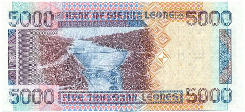 5000 леоне 2003 года Сьерра-Леоне — Фото №2