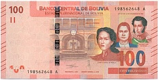 100 боливиано 1986 года Боливия — Фото №1