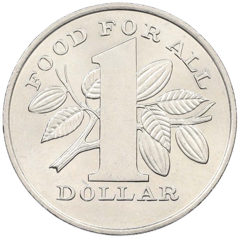 1 доллар 1979 года Тринидад и Тобаго «Продовольственная программа — ФАО» — Фото №1