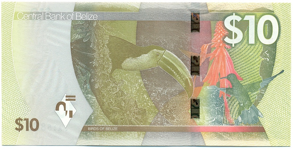 10 долларов 2025 года Белиз — Фото №2