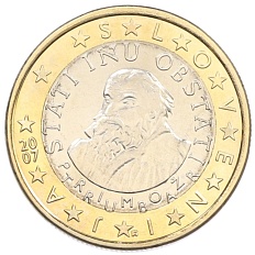 1 евро 2007 года Словения — Фото №1
