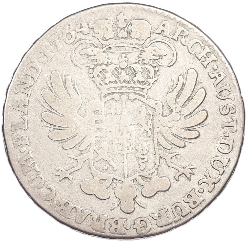 1/2 кроненталера 1764 года Австрийские Нидерланды — Фото №1