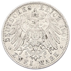 2 марки 1905 года Германия (Бавария) — Фото №2