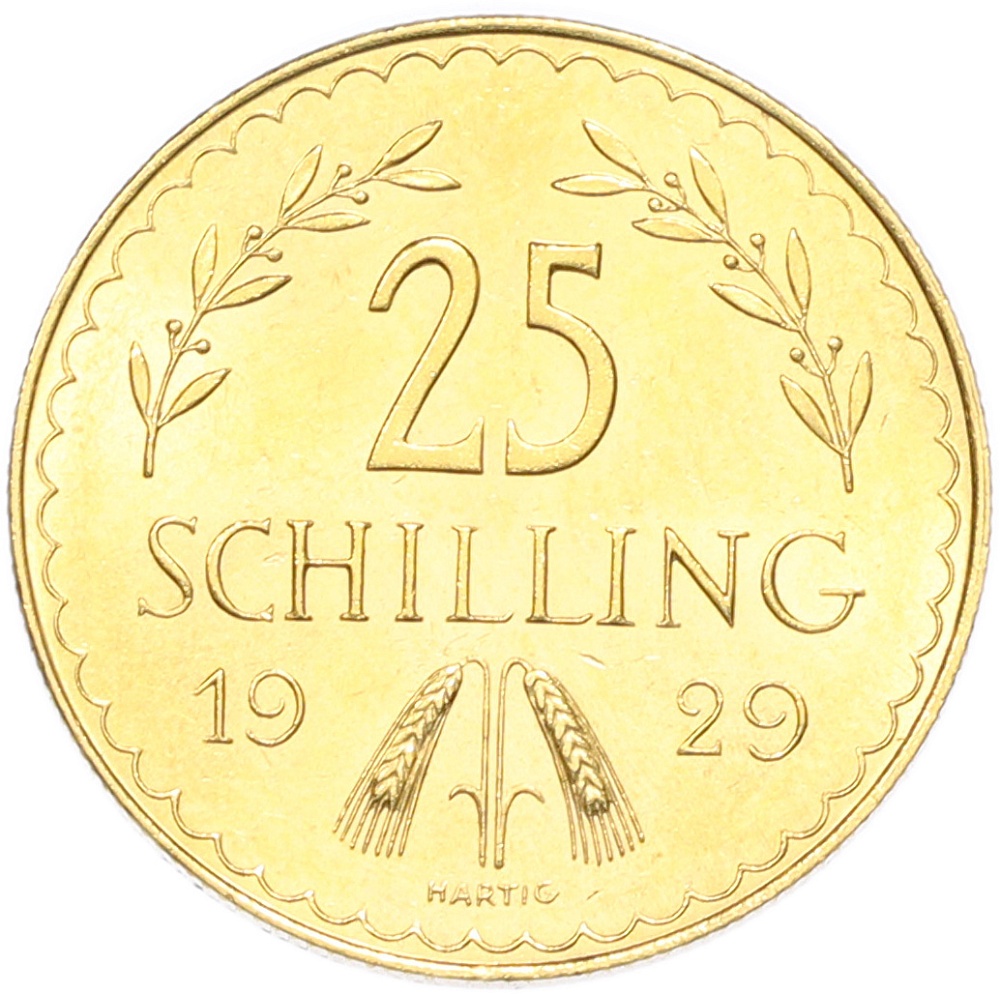 25 шиллингов 1929 года Австрия — Фото №1