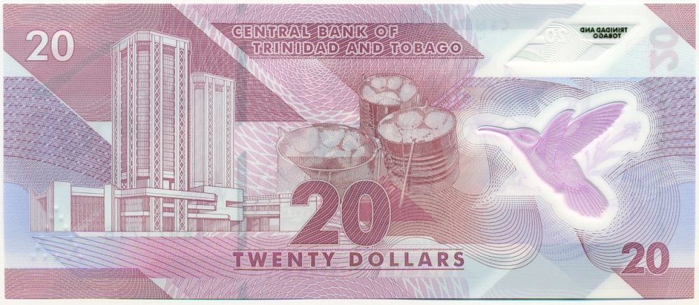 20 долларов 2020 года Тринидад и Тобаго — Фото №2