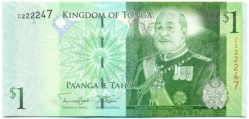 1 паанга 2009 года Тонга — Фото №1