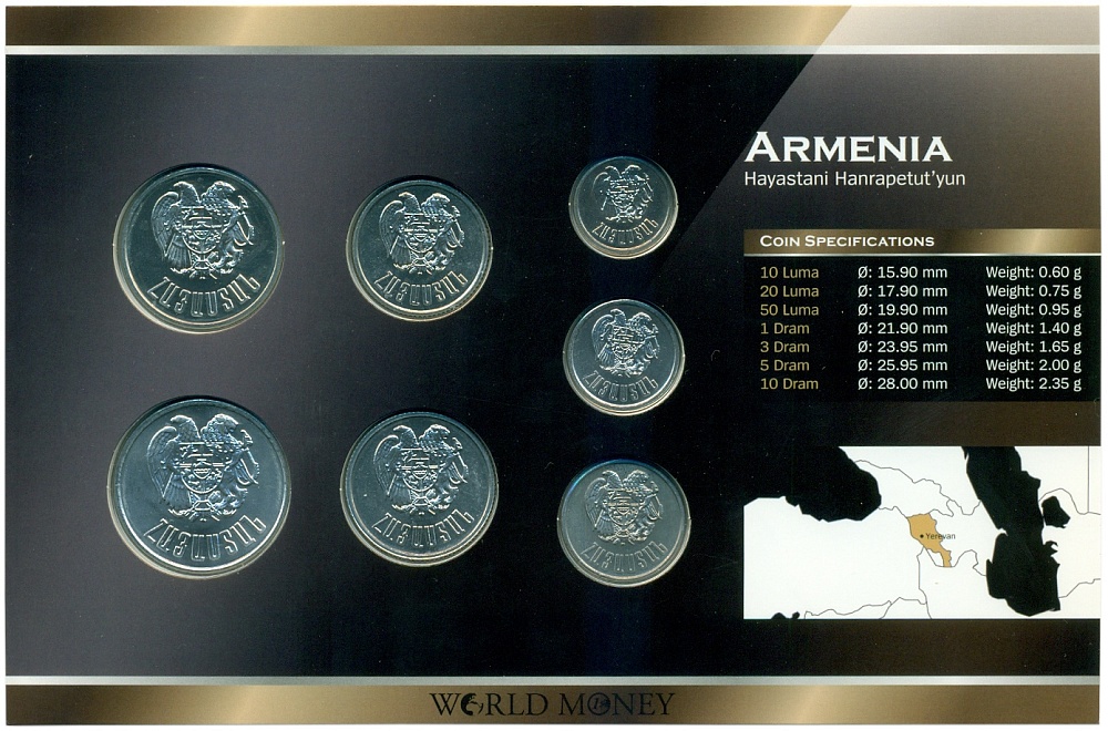Набор монет 1994 года Армения — Фото №2