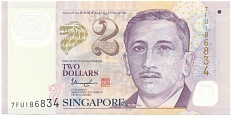 2 доллара 2021 года Сингапур — Фото №1