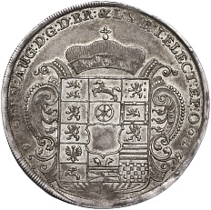 1 талер 1697 года Брауншвейг-Люнебург-Каленберг — Эрнст Август — Фото №2