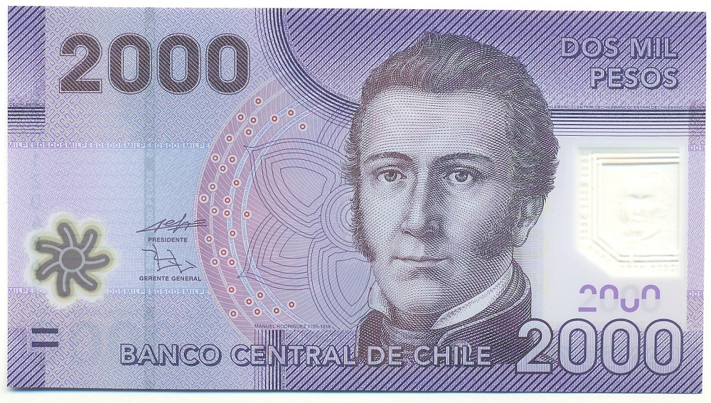 2000 песо 2009 года Чили — Фото №1