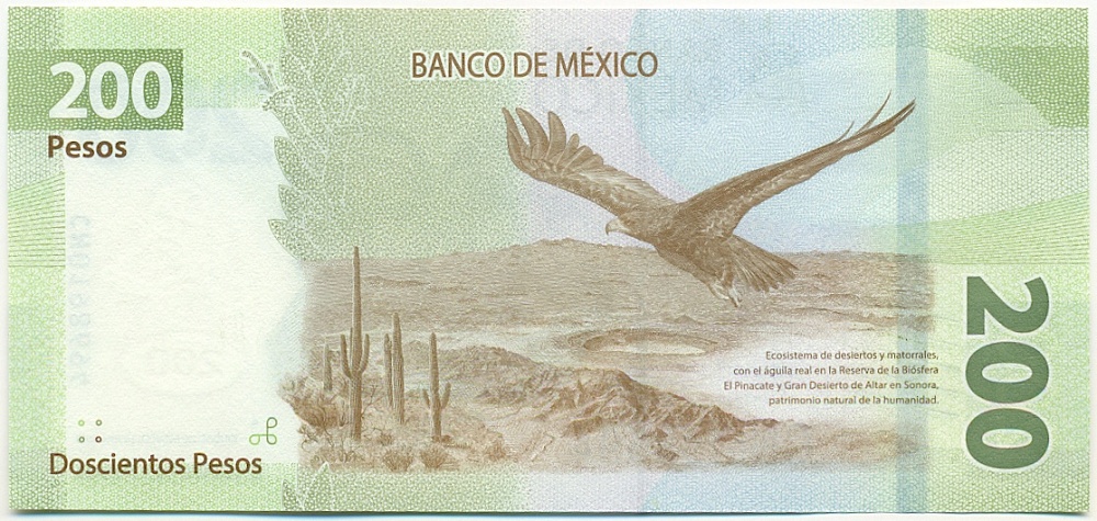 200 песо 2019 года Мексика — Фото №2