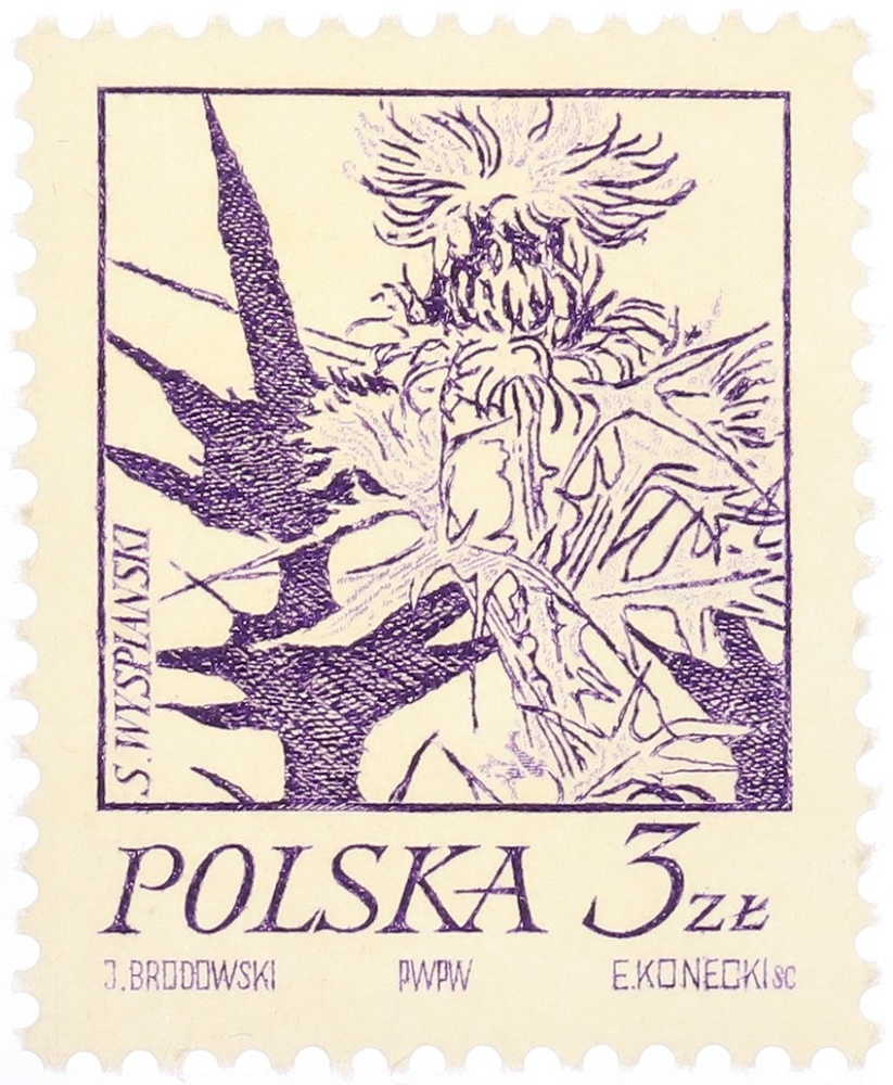 Почтовая марка 3 злотых 1974 года Польша — Фото №1