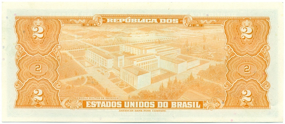 2 крузейро 1954 года Бразилия — Фото №2