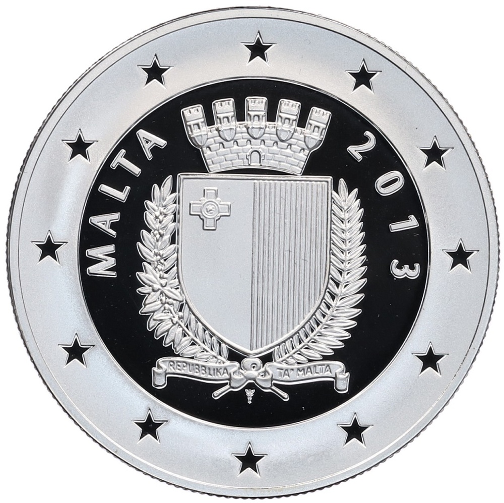 10 евро 2013 года Мальта «Сэр Пол Боффа» — Фото №2
