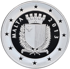 10 евро 2013 года Мальта «Сэр Пол Боффа» — Фото №2