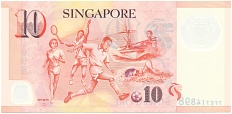 10 долларов 2022 года Сингапур — Фото №2