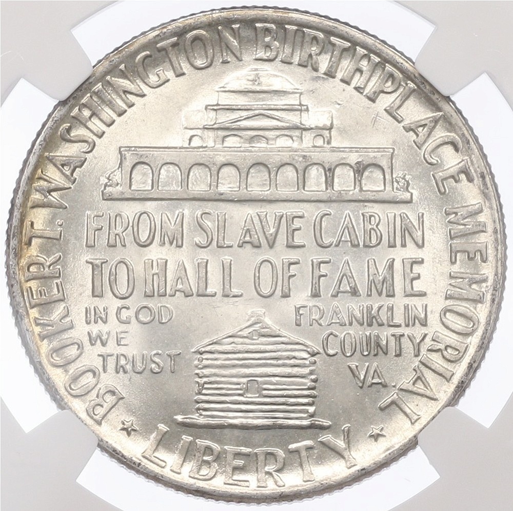 1/2 доллара (50 центов) 1946 года США «Букер Талиафер Вашингтон» — Фото №2