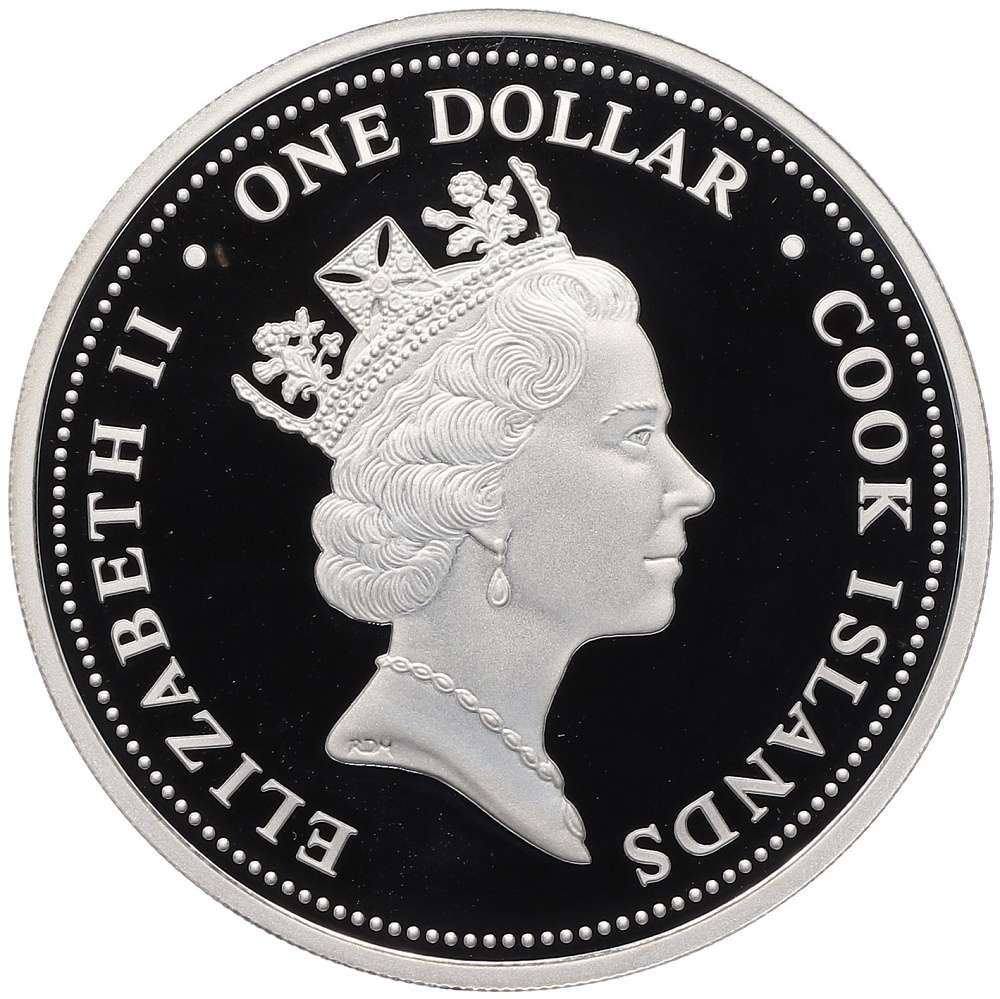 1 доллар 2004 года Острова Кука «Железнодорожные путешествия мира — Трансавстралийская железная дорога» — Фото №2