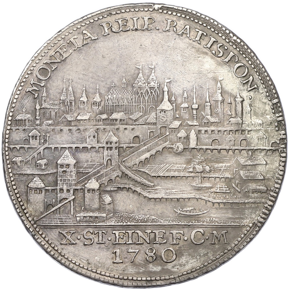 1 талер 1780 года Регенсбург — Фото №1