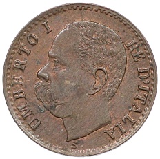 1 чентезимо 1900 года Италия — Фото №2