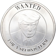 1 унция 2023 года США «Дональд Трамп — Разыскивается на второй срок» — Фото №1
