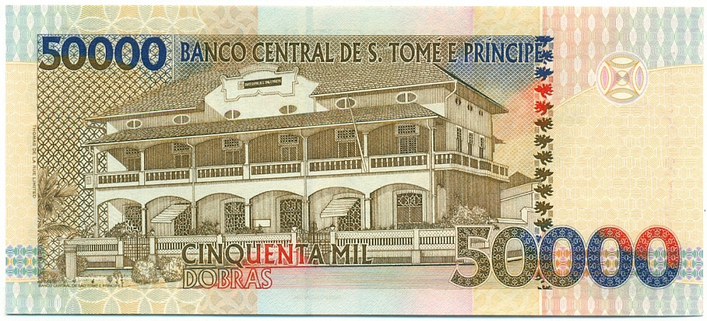 50000 добр 1996 года Сан-Томе и Принсипи — Фото №2