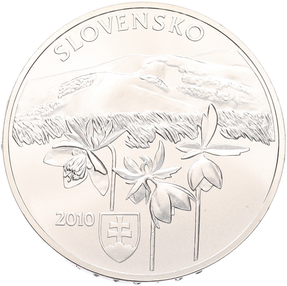 20 евро 2010 года Словакия «Национальный парк Полонины» — Фото №2