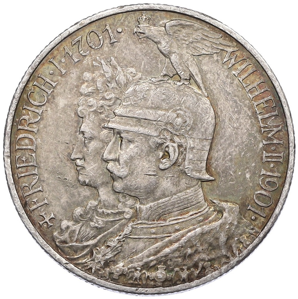2 марки 1901 года Германия (Пруссия) «200-летие Пруссии» — Фото №1
