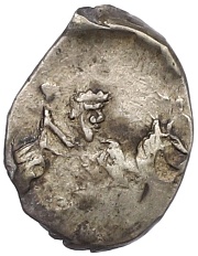 Копейка 1584-1598 года Федор Иванович (Новгород) — КГ111 — Фото №1