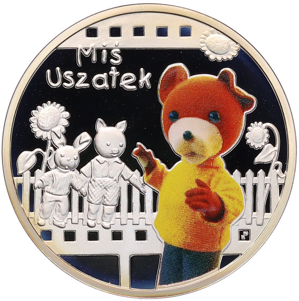 1 доллар 2010 года Ниуэ «Герои мультфильмов — Мишка Ушастик» — Фото №1