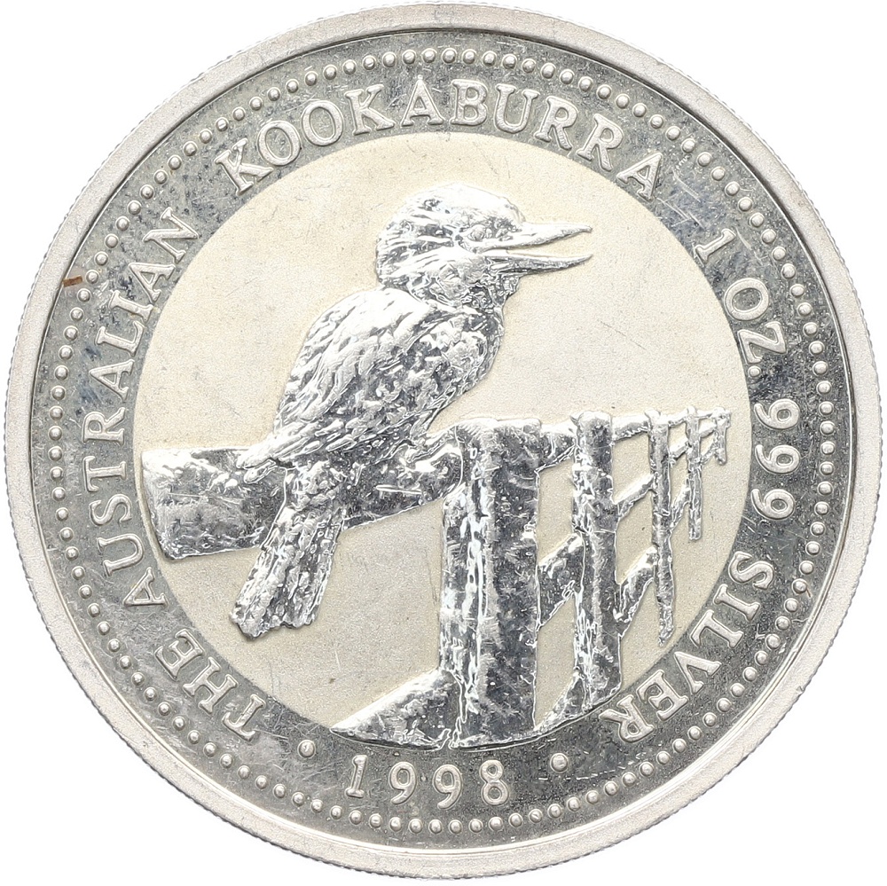 1 доллар 1998 года Австралия «Австралийская Кукабара» — Фото №1