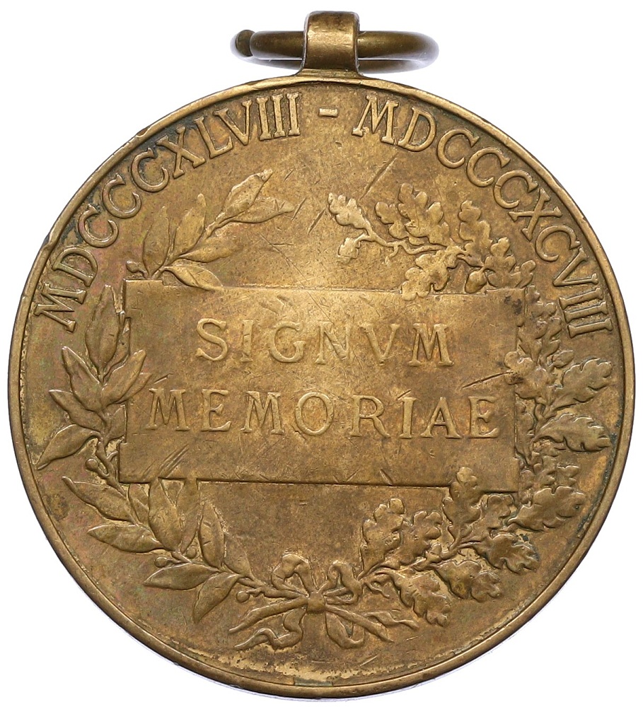 Медаль 1898 года Австрия «50 лет правления Франца-Иосифа I» — Фото №2