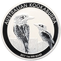 1 доллар 2017 года Австралия «Австралийская кукабара» — Фото №1