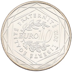 10 евро 2012 года Франция «Регионы Франции — Французская Гвиана» — Фото №2