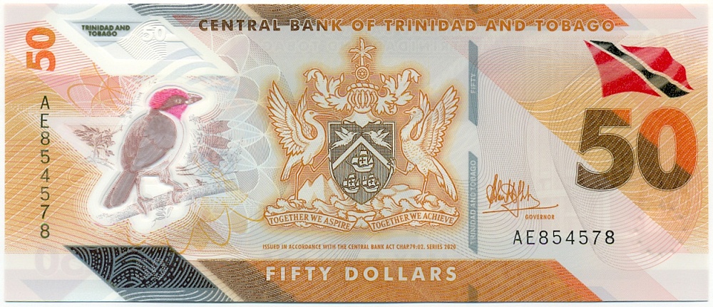 50 долларов 2020 года Тринидад и Тобаго — Фото №1