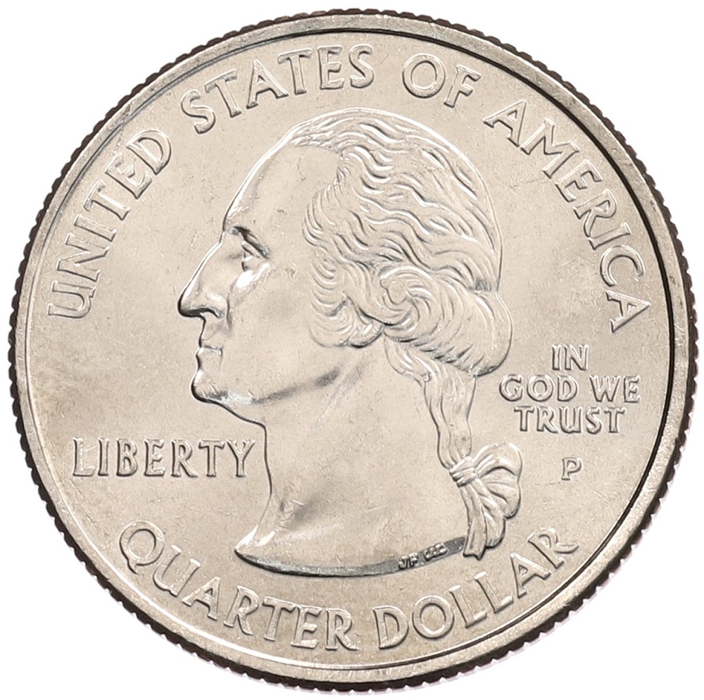 1/4 доллара (25 центов) 2002 года P США «Штаты и территории — Луизиана» — Фото №2