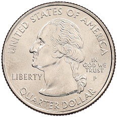 1/4 доллара (25 центов) 2002 года P США «Штаты и территории — Луизиана» — Фото №2