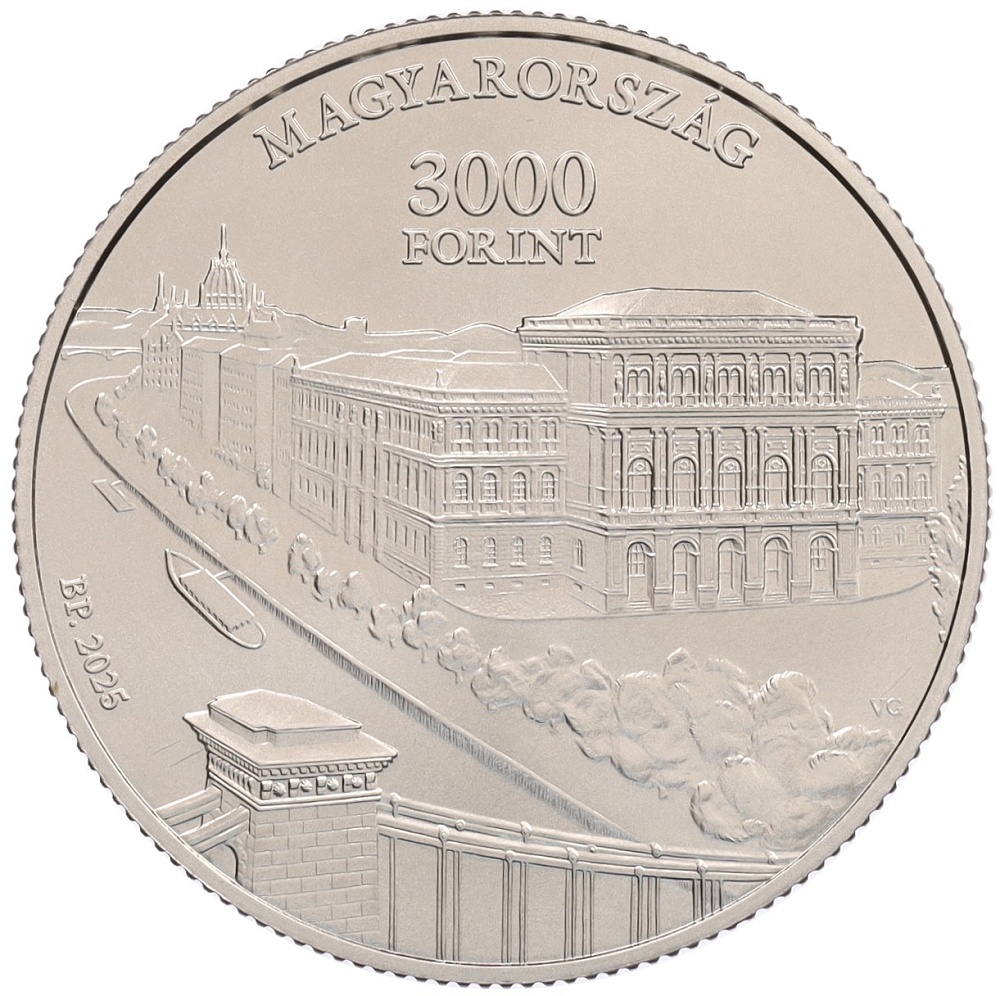 3000 форинтов 2025 года Венгрия «200 лет Венгерской академии наук» — Фото №1
